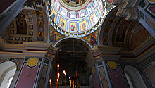 Красота внутри: видео росписи стен Александро-Невского собора в Симферополе