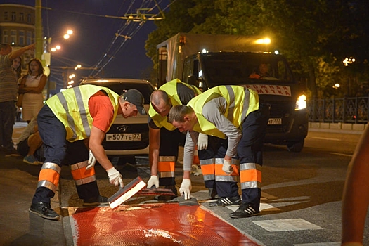 Дорожную разметку начали обновлять в Москве