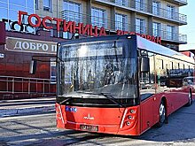В Хабаровск привезли новый белорусский автобус «МАЗ»