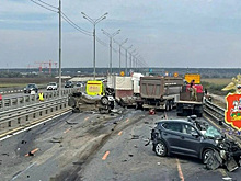 В Подмосковье из-за гололедицы произошло массовое ДТП