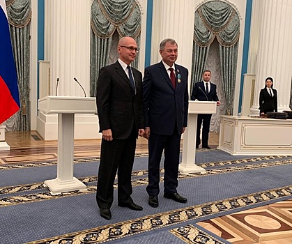 Анатолию Артамонову в Кремле вручили орден Дружбы