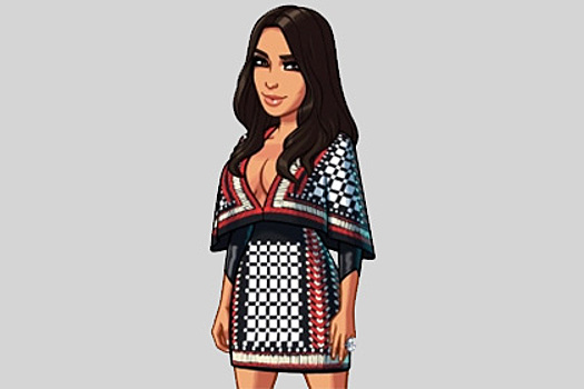 Balmain сделал одежду для мобильного приложения Ким Кардашьян