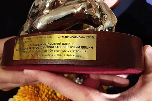 Телеканал «Кубань 24» стал победителем конкурса «ТЭФИ-Регион» 2019»
