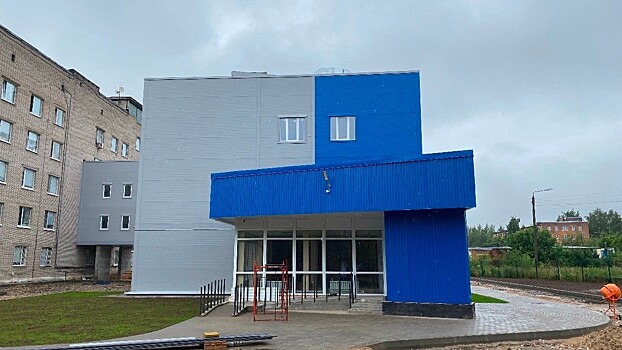 Строительство дополнительного корпуса Вологодской городской поликлиники № 4 вступило в завершающую фазу