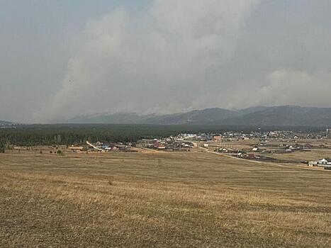 «Забайкалье в огне»: верховой пожар приближается к станции Новая