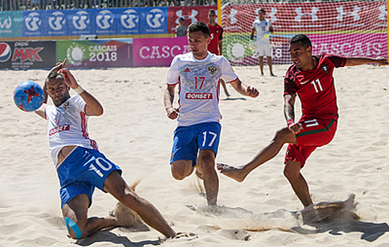 Сборная России по пляжному футболу уступила Португалии в финале Евролиги