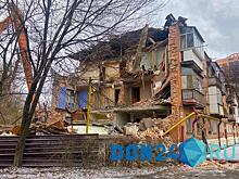 &laquo;Хороший и крепкий&raquo;: в Ростове сносят многоквартирный дом на ул. Козлова