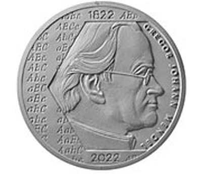 200-летие со дня рождения Грегора Менделя на монете 200 чешских крон