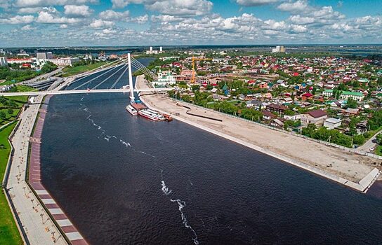 Благоустройство левого берега Туры могут закончить раньше