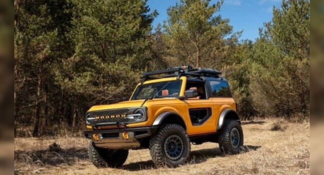 Ford Bronco 2021 модельного года мог получить складное лобовое стекло