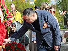 В Красногорске провели памятное мероприятие у монумента «Фронтовому кинооператору»