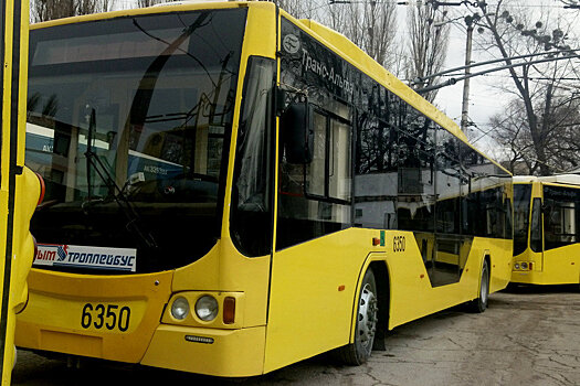 В Керчь начали свозить автобусы и троллейбусы из других городов