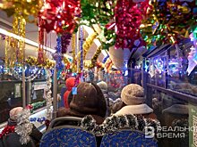 В новогоднюю ночь общественный транспорт в Казани будет работать до 2 часов ночи