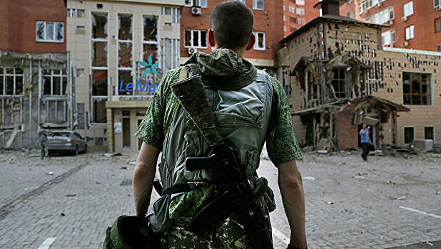 Российских журналистов обстреляли в Донецке