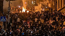 Больше 60 человек задержаны в ходе протестов в Грузии
