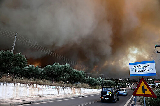 Среди погибших при пожарах в Греции много детей