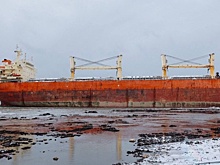 На Сахалине начали эвакуацию экипажа с судна, севшего на мель в феврале