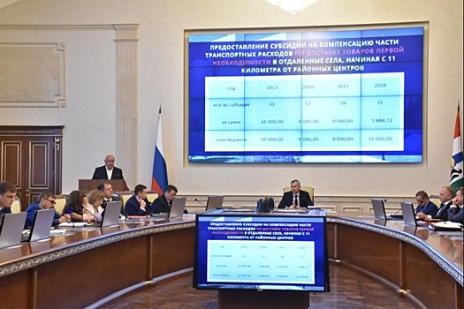 Травников поддержал меры по развитию торговли в отдаленных районах Новосибирской области