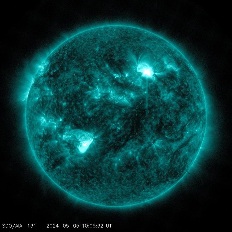 На Солнце регистрируется крупнейшая за несколько лет вспышечная активность