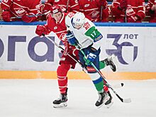 ХК «Спартак» дома крупно обыграл «Салават Юлаев», забросив шесть шайб