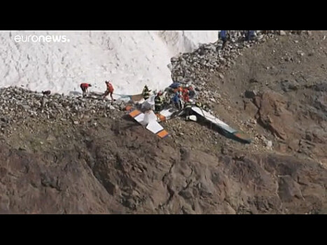 В горах Швейцарии разбился самолёт