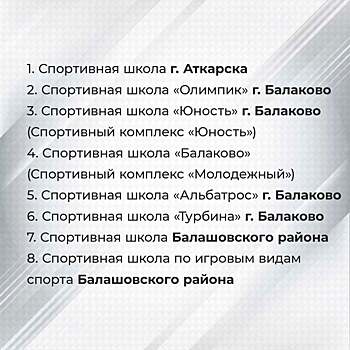 В Саратовской области планируют отремонтировать 25 спортшкол