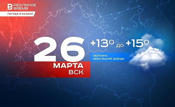 Сегодня в Казани ожидается до +15 градусов