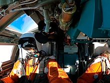 Дальние бомбардировщики Ту-22М3 ВКС России выполнили полет над Балтикой