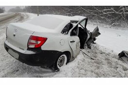 Под Самарой в ДТП с грузовым Peugeot погиб пассажир «Лады»
