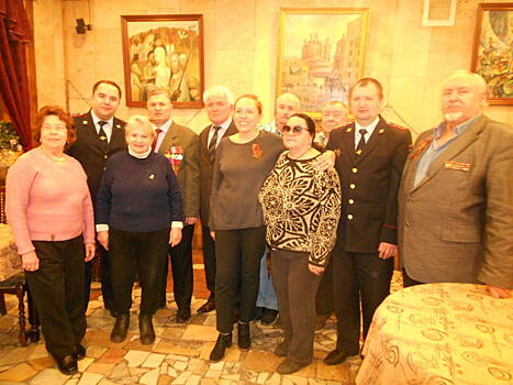В Замоскворечье поздравили ветеранов органов внутренних дел