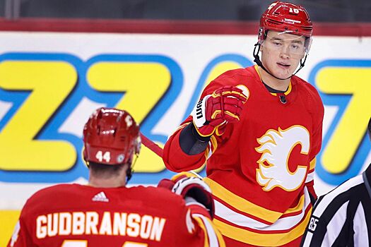 Фол Никиты Задорова на Евгении Малкине в НХЛ, пытался спровоцировать на нарушение в матче «Питтсбурга» и «Калгари»