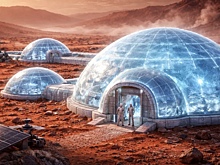 Марсианские базы предложили строить из льда