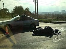 В Орле госпитализирован мотоциклист после столкновения с «Октавией»