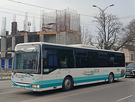 На маршрут №103 «Калининград — Гурьевск» выпустили автобусы другого перевозчика