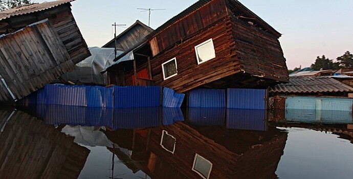 В районе четырех сел Иркутской области ожидается подъем уровня воды в реках