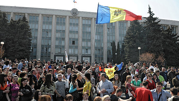 В Кишиневе начался антиправительственный митинг