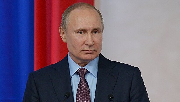 Путин осмотрел готовый участок Крымского моста