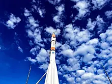 Самарская ракета-носитель "Союз-2.1а" полетела к МКС