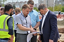 В Дзержинске проверили выполнение работ по благоустройству общественных пространств