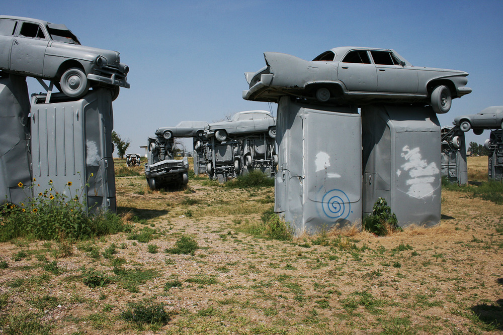 Автомобильная арт-инсталляция Carhenge, Аллайянс, США, Северная Америка и Карибы