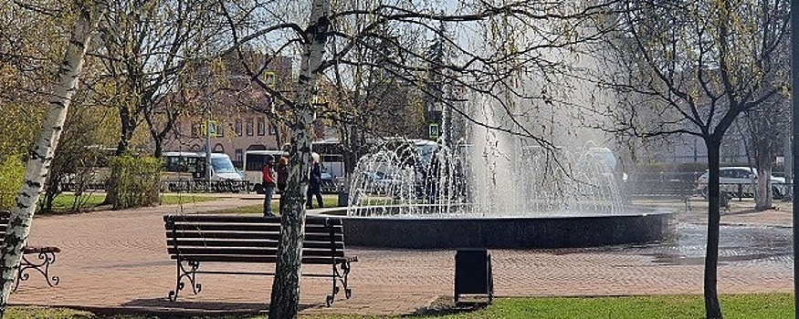 В центральном парке в Реутове запустили фонтан
