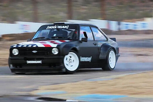 Ford Escort сняли в первом дрифт-ролике