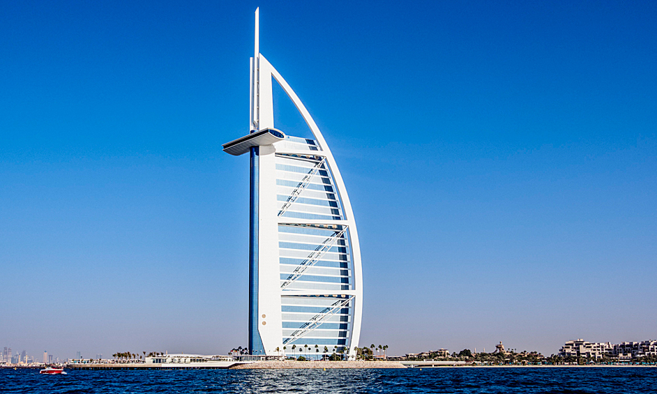 9. Burj Al Arab в Дубае, ОАЭ