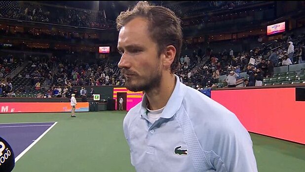 Медведев о первой победе в Индиан-Уэллс: «Подготовка была не очень классной, так что я не знал, как все пойдет»