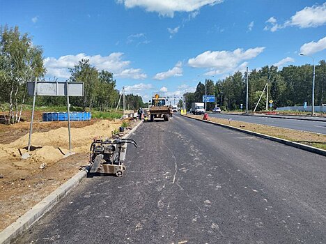 Скоро завершится строительство съезда к деревне Носово в Химках