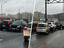 Массовое ДТП произошло на Московском шоссе в Петербурге
