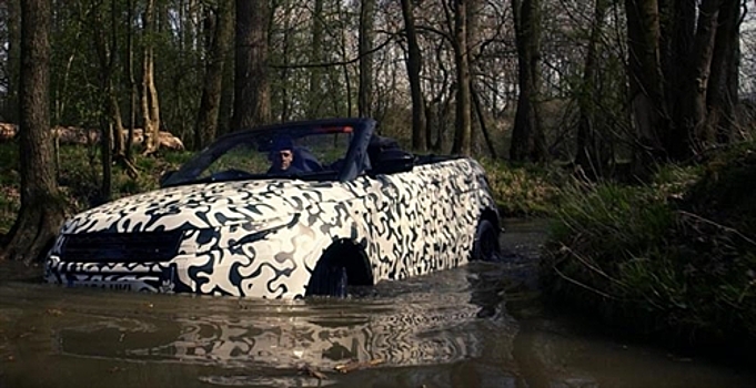Кабриолет Range Rover Evoque Cabrio дебютировал на официальном видео