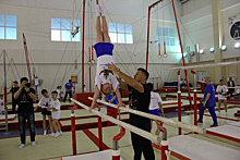 Гимнасты из Армавира побывали на мастер-классе олимпийского чемпиона Алексея Немова