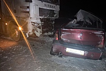 В Курганской области на трассе в ДТП с грузовиком погибли три человека