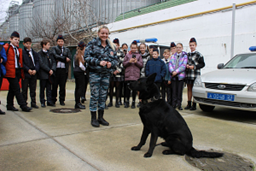 Транспортные полицейские совместно с Общественным советом провели в Краснодарском крае встречу с учениками класса «Юных друзей полиции»